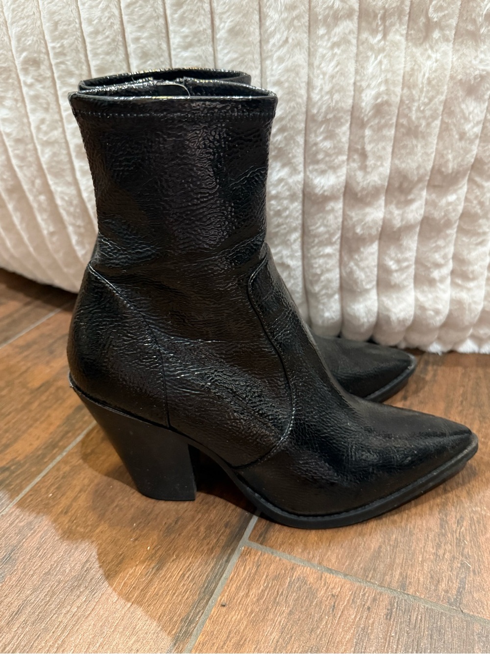 Michael Kors Dover Crinkle Faux Leather Boot - Picture 6 of 6